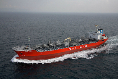 Chemical tanker smashes into boxship off Singapore